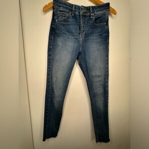 Topshop Dark Blue Skinny Jeans